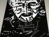 DOUG BRADLEY Signed Pinhead Hellraiser Original Painting Autographed 10x20 - HorrorAutographs.com