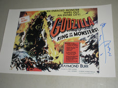 HARUO NAKAJIMA Signed GODZILLA King of the Monsters 11x17 Movie Poster Autograph BAS BECKETT COA