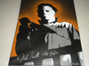 Nick Castle autographed original Halloween pop art painting of Michael Myers 'The Shape,' 16x20 canvas with HorrorAutographs COA.