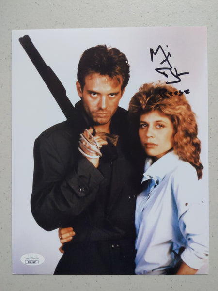 MICHAEL BIEHN Signed TERMINATOR 8x10 Photo Autograph Reese BAS JSA COA C black sig