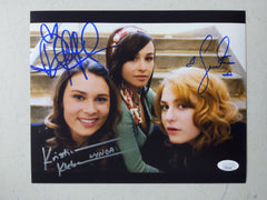 DANIELLE HARRIS SCOUT TAYLOR-COMPTON KRISTINA KLEBE Signed 8x10 Photo Halloween Autograph BAS JSA COA