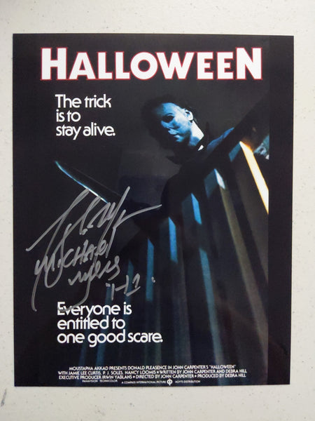 TONY MORAN Signed MICHAEL MYERS 8x10 Photo HALLOWEEN Autograph COA JSA E