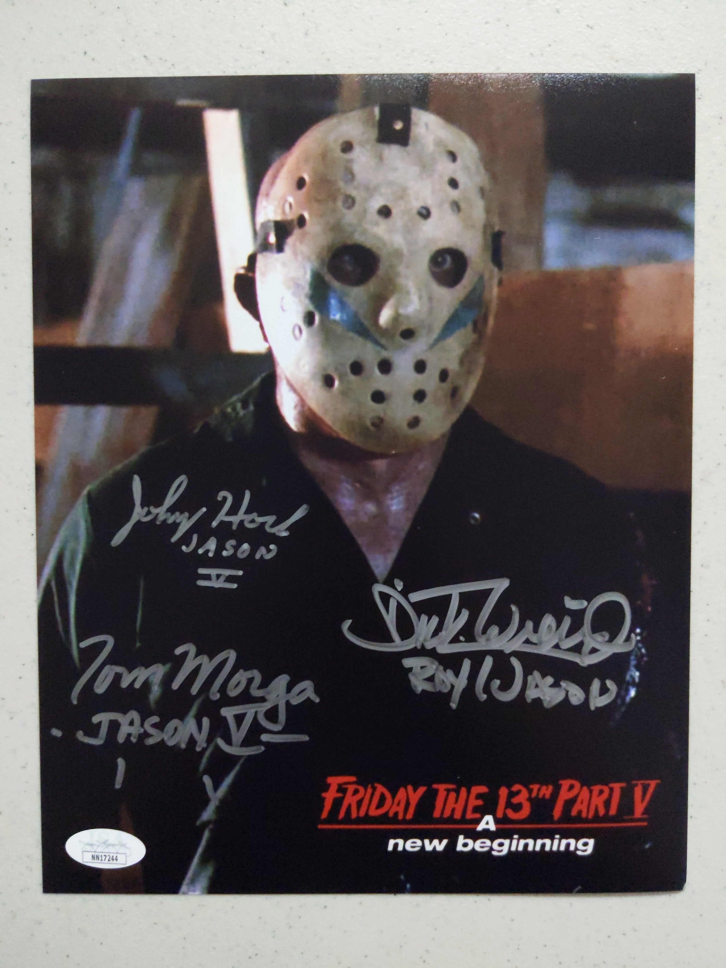 HOCK MORGA WIEAND Signed 8x10 Photo JASON VOORHEES Friday