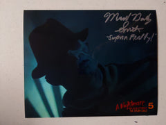 MICHAEL BAILEY SMITH Signed 8x10 Photo SUPER FREDDY Nightmare on Elm Street Pt 5 Autographed JSA COA B