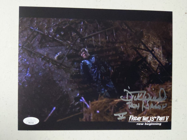 DICK WEIAND Signed 8x10 Photo JASON VOORHEES Friday the 13th Part 5 RARE Autograph BAS JSA B