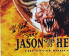 KANE HODDER Signed 11x17 Jason Goes to Hell Jason Voorhees Friday 13th BAS JSA COA
