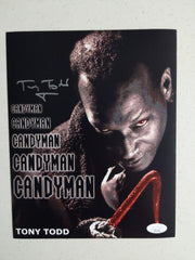 TONY TODD Signed CANDYMAN 8x10 Photo Daniel Robitaille Autograph JSA COA H