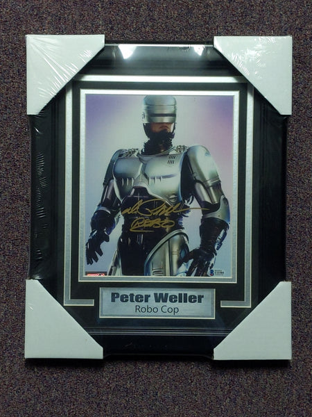 PETER WELLER Signed 8x10 Photo FRAMED Robocop Autograph BAS JSA COA B