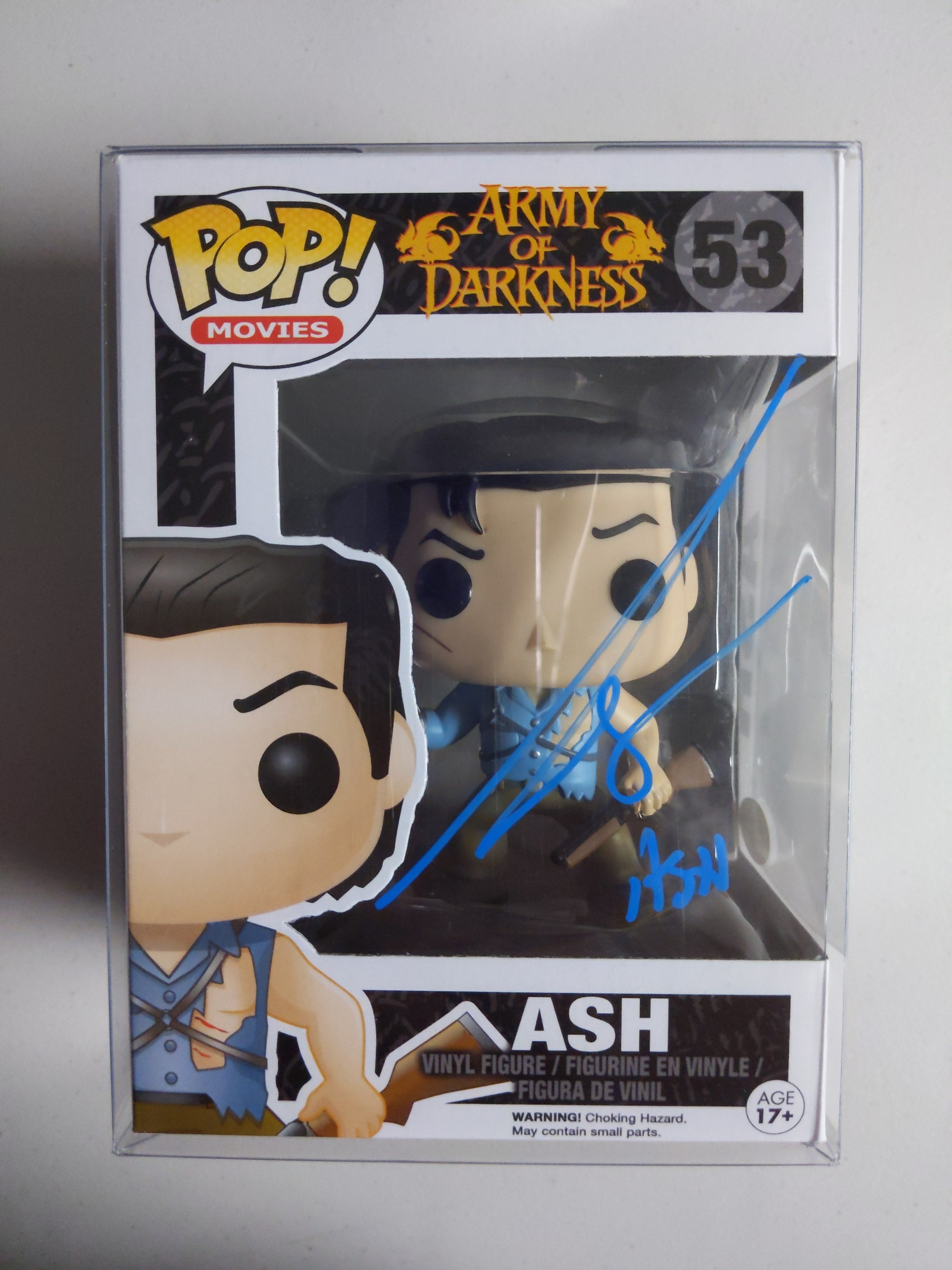 BRUCE CAMPBELL Signed ASH Evil Dead Army of Darkness FUNKO POP BAS