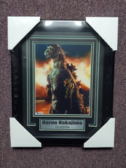 HARUO NAKAJIMA Signed GODZILLA King of the Monsters 8x10 Photo Framed BAS JSA A