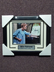 Mia Farrow Signed 8x10 Photo FRAMED Rosemary's Baby Autograph BAS JSA COA A