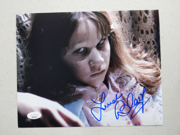LINDA BLAIR Signed The Exorcist 8x10 Photo Regan Autograph Beckett BAS JSA Z