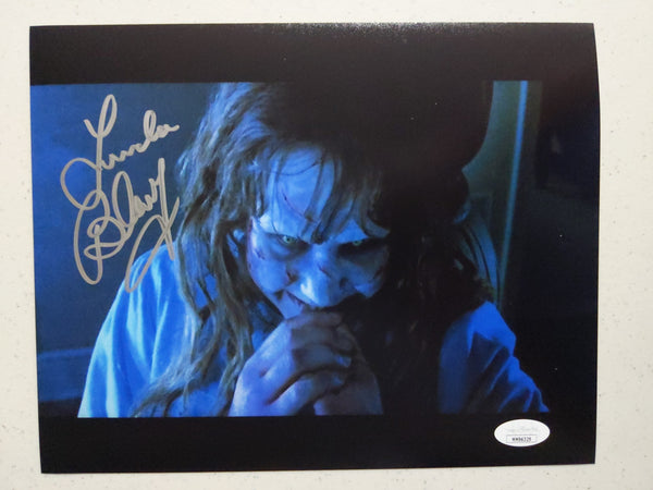 LINDA BLAIR Signed The Exorcist 8x10 Photo Regan Autograph Beckett BAS JSA Y