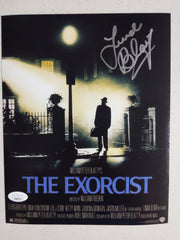 LINDA BLAIR Signed The Exorcist 8x10 Photo Regan Autograph Beckett BAS JSA W