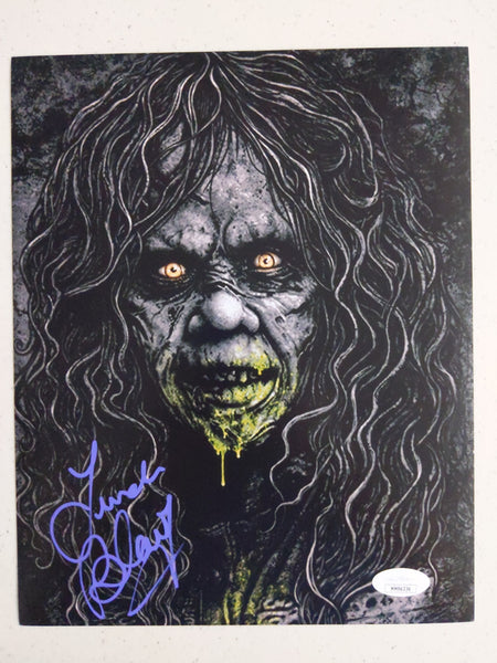LINDA BLAIR Signed The Exorcist 8x10 Photo Regan Autograph Beckett BAS JSA U
