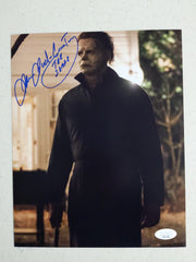 JAMES JUDE COURTNEY Signed Michael Myers 8x10 Photo THE SHAPE HALLOWEEN 2018 BAS JSA COA  M