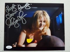GINGER LYNN Signed 8x10 Photo The Devil's Rejects Autograph Inscription JSA C