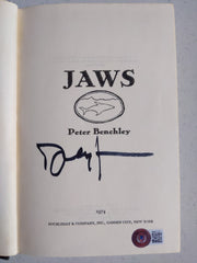 RICHARD DREYFUSS Signed JAWS BOOK 1974 Autograph JAWS BECKETT BAS QR 2