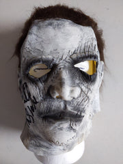 Nick CASTLE Signed Michael Myers MASK HALLOWEEN The Shape HORROR BAS JSA COA black