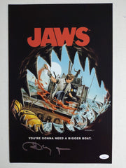 RICHARD DREYFUSS Signed JAWS 11x17 Movie Poster Autograph HORROR BAS JSA COA E