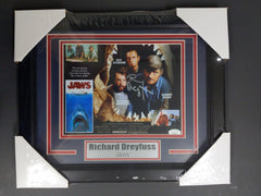 RICHARD DREYFUSS Signed 8x10 Photo FRAMED Autograph Matt Hooper JSA BAS COA A