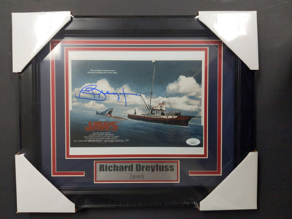 RICHARD DREYFUSS Signed 8x10 Photo FRAMED Autograph Matt Hooper JSA BAS COA C