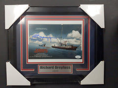 RICHARD DREYFUSS Signed 8x10 Photo FRAMED Autograph Matt Hooper JSA BAS COA C
