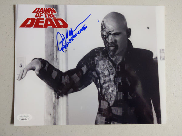 Paul Musser Signed Dawn of the Dead 8x10 Photo Plaid Shirt Zombie Auto BAS JSA D