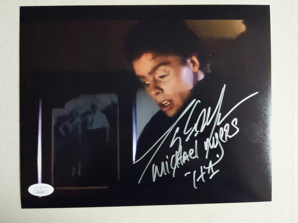 TONY MORAN Signed Michael Myers 8x10 Photo HALLOWEEN Autograph BAS JSA O - HorrorAutographs.com