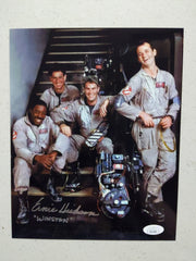 Ernie HUDSON Signed 8x10 Photo Ghostbusters Winston Inscription BAS JSA COA C