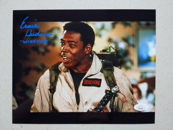 Ernie HUDSON Signed 8x10 Photo Ghostbusters Winston Inscription BAS JSA COA D