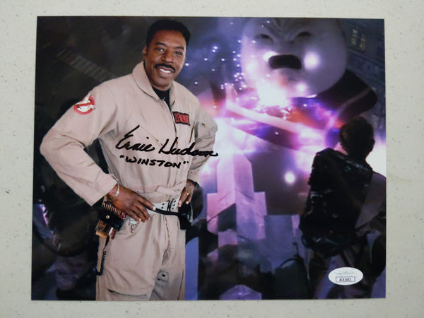 Ernie HUDSON Signed 8x10 Photo Ghostbusters Winston Inscription BAS JSA COA F