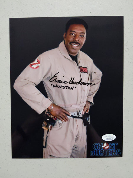Ernie HUDSON Signed 8x10 Photo Ghostbusters Winston Inscription BAS JSA COA G