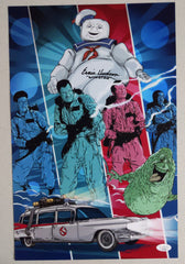 Ernie HUDSON Signed 11x17 Photo Ghostbusters Winston Inscription BAS JSA COA A