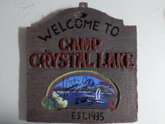 KANE HODDER & WARRINGTON GILLETTE Dual Signed Camp Crystal Lake SIGN Friday the 13th JASON VOORHEES BAS JSA