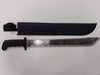 WARRINGTON GILLETTE Signed STEEL Serrated MACHETE Autograph JASON 2 Friday the 13th Inscription Crystal Lake Killer