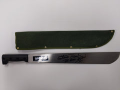 STEVE DASH Signed Steel Machete Jason Voorhees Autograph Friday the 13th Part 2 BAS JSA