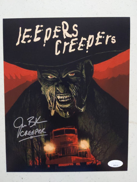 JONATHAN BRECK Signed Jeepers Creepers 8x10 Photo The Creeper Autograph BAS JSA G