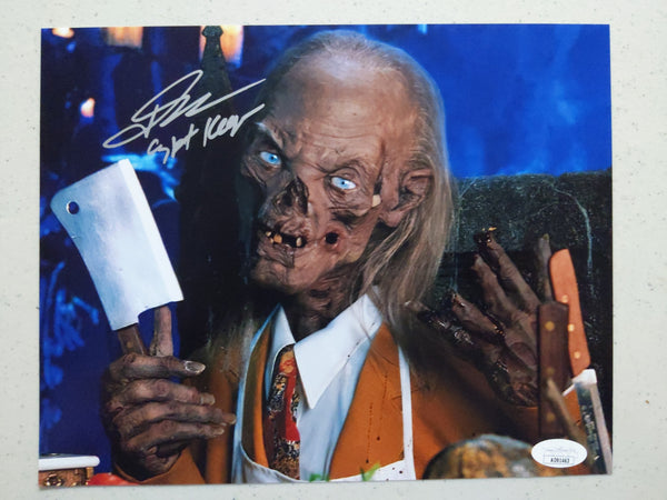 JOHN KASSIR Signed The Cryptkeeper 8x10 Photo Autograph Tales from the Crypt BAS JSA w