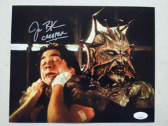 JONATHAN BRECK Signed Jeepers Creepers 8x10 Photo The Creeper Autograph BAS JSA K