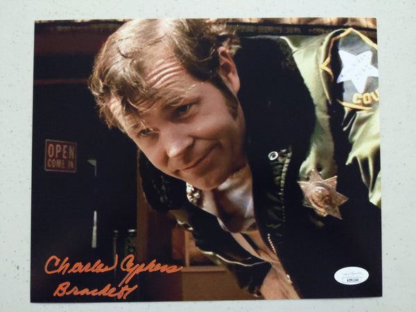 Charles CYPHERS HALLOWEEN Sheriff Leigh Brackett Signed 8x10 PHOTO Autograph BAS JSA COA