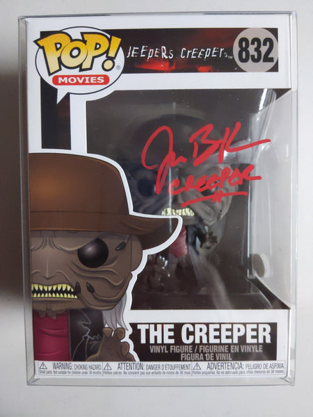 JONATHAN BRECK Signed Jeepers Creepers FUNKO POP The Creeper Autograph BAS JSA COA