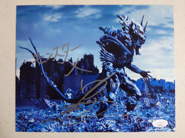 Motokuni NAKAGAWA Signed GODZILLA Final Wars 8x10 PHOTO Monster X Inscription Autograph JSA BAS COA CS