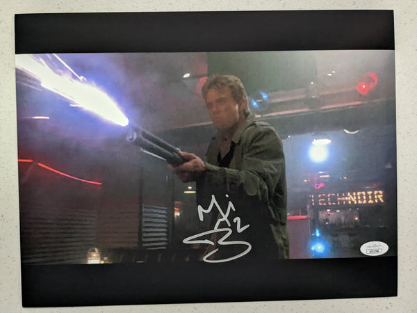 MICHAEL BIEHN Signed TERMINATOR 10x13 Photo Autograph Reese Autograph BAS JSA COA B