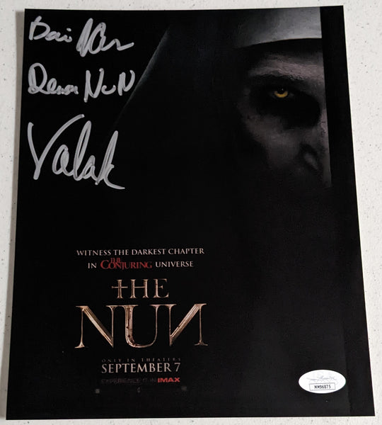 BONNIE AARONS Signed 8x10 Photo THE NUN Conjuring 2 Autograph BAS JSA J