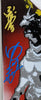 Kitagawa Ryu Yoshida Nakagawa Fukuda 5x signed 10x20 Original PAINTING Godzilla King Ghidorah  JSA BAS COA