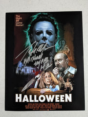 TONY MORAN Signed MICHAEL MYERS 8x10 Photo HALLOWEEN Autograph JSA A