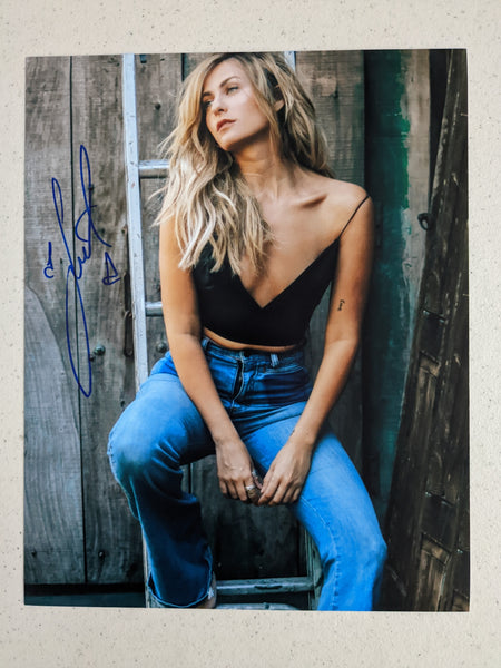 SCOUT TAYLOR-COMPTON Signed Custom 8x10 Photo Rob Zombie's Halloween AutographJSA  COA B