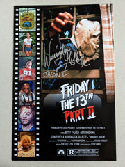 WARRINGTON GILLETTE Signed Jason 11x17 PHOTO FRIDAY THE 13TH Part 2 COA D