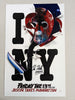 KANE HODDER Signed 11x17 Jason Takes Manhattan Poster Jason Voorhees Friday 13th Part 8 BAS JSA B